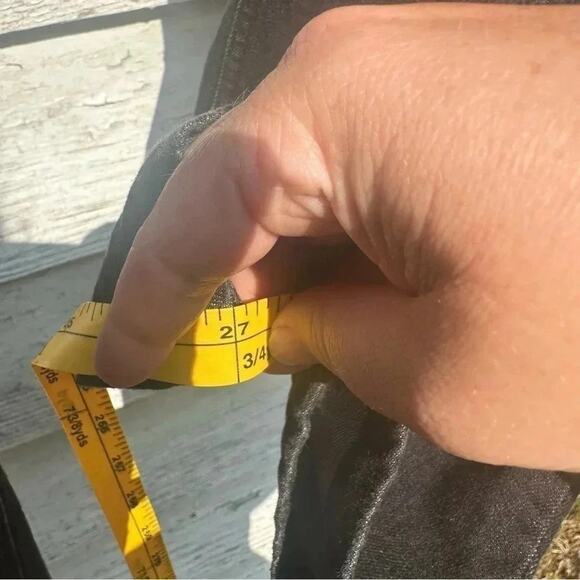 Liz Claiborne Mid-Rise Flare Jean Plus size 16P Petite Black TradMom Casual - Picture 8 of 9